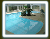 La piscine du chateau de Tréguel